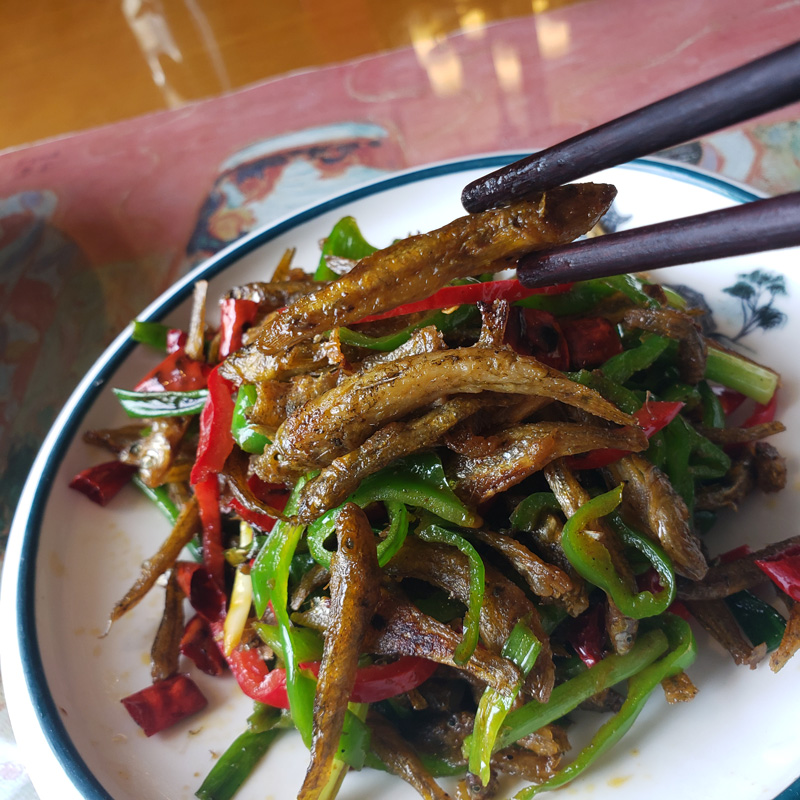 金寨是野生小鱼虾