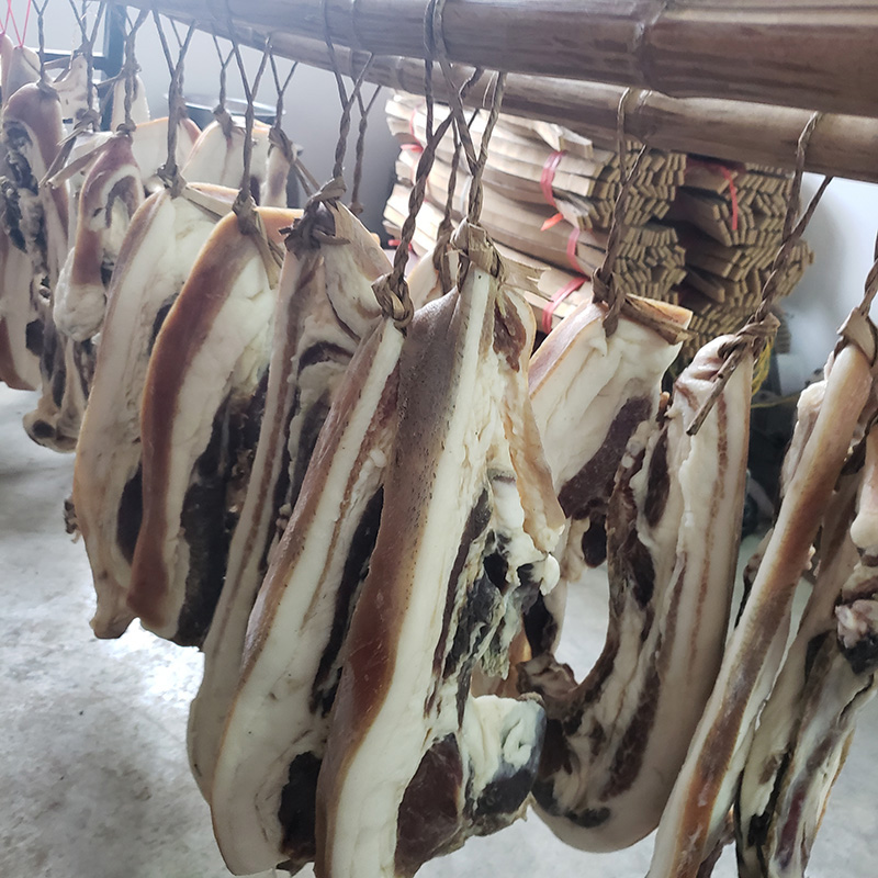 金寨农家黑毛猪咸肉